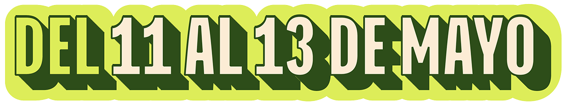 Del 11 al 13 de mayo