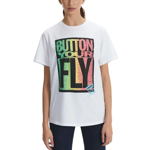 Remera Levis Graphic Jet Button For Fly Mujer