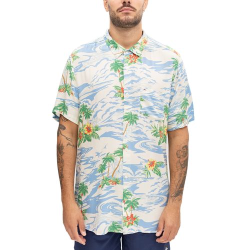 Camisa Quiksilver Mc Cloud Nine Hombre