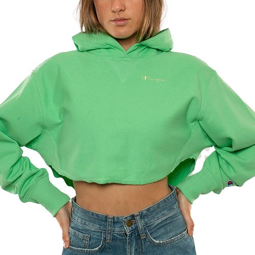 Buzo Champion Rw French Terry Crop Curve Mujer
