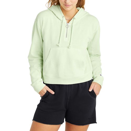 Buzo Champion Lightweight Fleece 1/2 Zip Hoodie Mujer