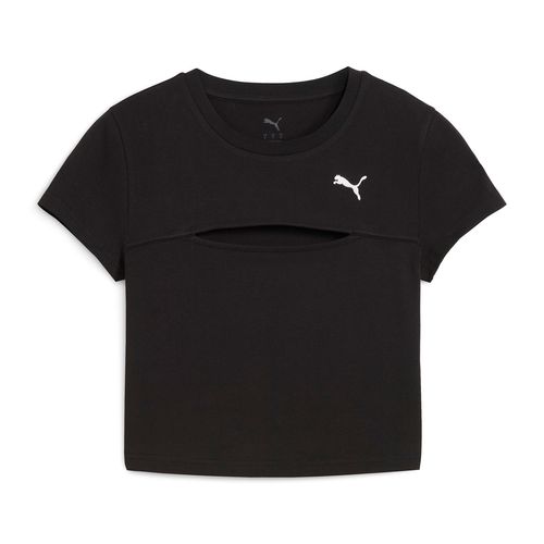 Remera Puma Wardrobe Ess Cut-out Baby Tee Mujer