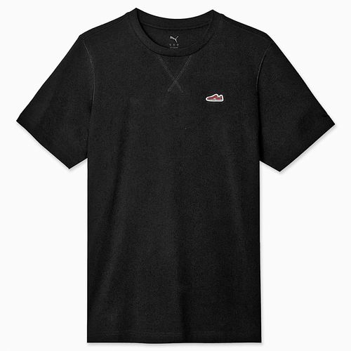 Remera Puma Wardrobe Ess Suede Tee Hombre