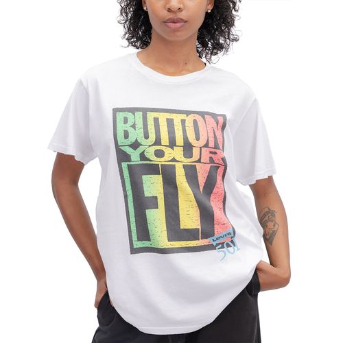 Remera Levis Graphic Jet Button For Fly Mujer