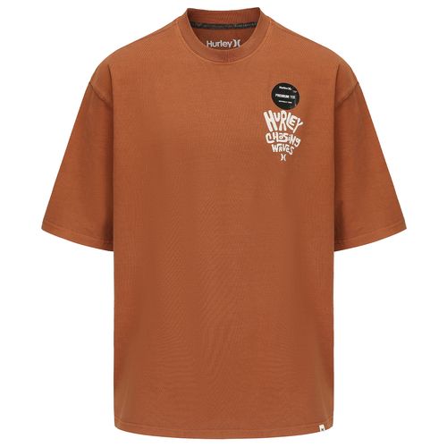 Remera Hurley Ss Chasing Waves Boxy Hombre