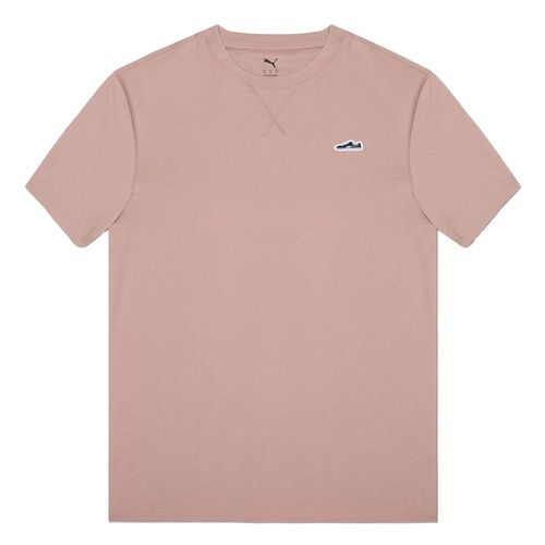 Remera Puma Wardrobe Ess Suede Tee Hombre